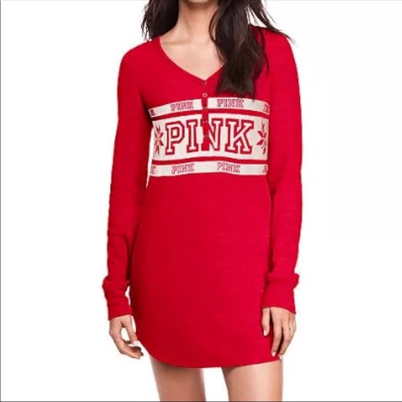 PINK Victoria's Secret Other - Victoria’s Secret Pink Sleep Pajama holiday Shirt PINK Victoria's Secret Other - Victoria’s Secret Pink Sleep Pajama holiday Shirt